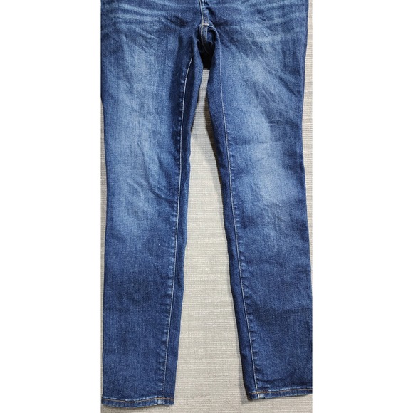 Madewell Curvy High-Rise Skinny Jeans Medium Wash Blue Denim Size 26 - Picture 3 of 9